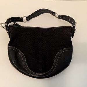 Coach Black Soho Hobo purse